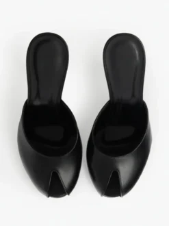 Mules à talons hauts pour femmes escarpins à bout ouvert et talon aiguille sans talon