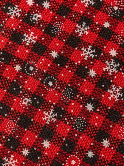 Nappe Costumes de vacances de Noël à carreaux blanche de Noël
