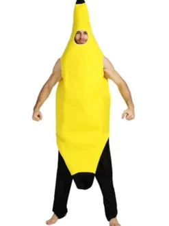 Nourriture Costume Banane Adultes Unisexe Drôle Fruits Costumes Déguisement Halloween