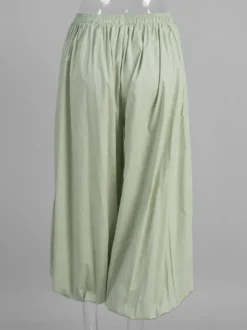 Pantalon ballon à taille élastique pour femme 2026