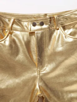 Pantalon Homme Chic Naturel Taille Droite Pantalon Homme Doré