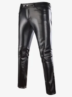 Pantalon Homme Chic Naturel Taille Droite Pantalon Homme Doré
