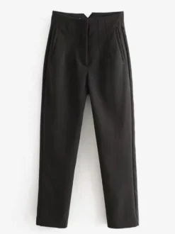 Pantalon kaki taille haute