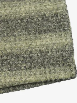 Pantalon large rayé en maille taille haute avec cordon de serrage coupe ample et décontractée idéal pour se détendre.