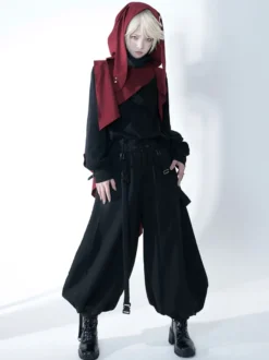 Pantalon Lolita Steampunk Harem Lolita Noir