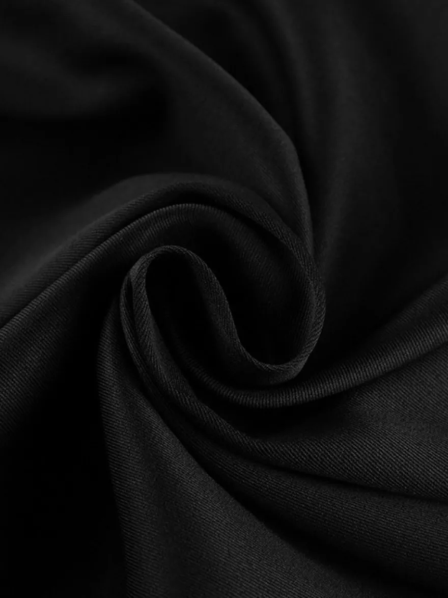 Pantalon noir taille haute
