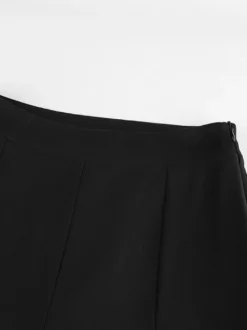 Pantalon noir taille haute