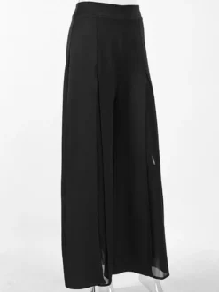 Pantalon noir taille haute