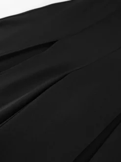 Pantalon noir taille haute