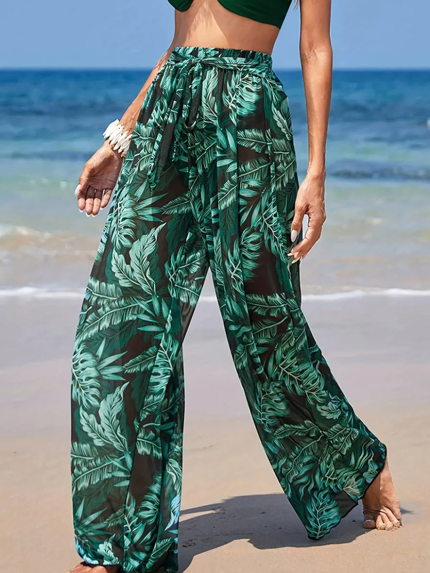 Pantalon orange rouge taille haute