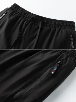 Pantalon Pour Homme Décontracté Extérieur Droit Noir Sport Pour Homme