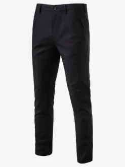 Pantalon pour homme Pantalon léger et chic à taille naturelle avec poches
