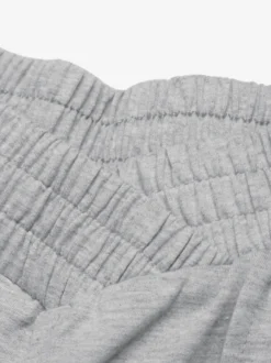 Pantalon Taille Naturelle Superposé En Polyester Gris Clair Oversize Décontracté
