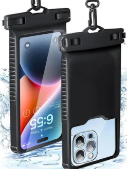 Pochette étanche à double compartiment pour téléphone (IPX8 profondeur 30 m)
