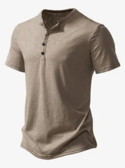 Polo En Coton Pour Hommes T-Shirt À Manches Courtes Décontracté