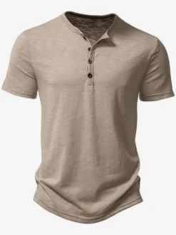 Polo En Coton Pour Hommes T-Shirt À Manches Courtes Décontracté