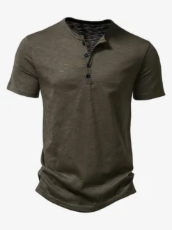 Polo En Coton Pour Hommes T-Shirt À Manches Courtes Décontracté
