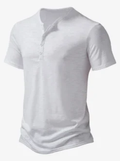 Polo En Coton Pour Hommes T-Shirt À Manches Courtes Décontracté