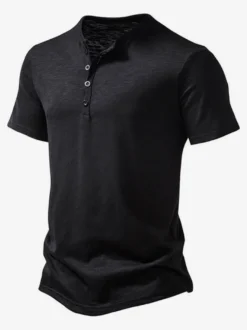 Polo En Coton Pour Hommes T-Shirt À Manches Courtes Décontracté