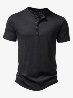 Polo En Coton Pour Hommes T-Shirt À Manches Courtes Décontracté