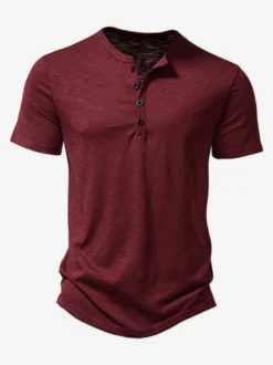 Polo En Coton Pour Hommes T-Shirt À Manches Courtes Décontracté