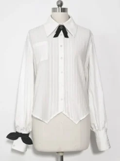 【Pré-vente】 Chemise Lolita chemisier à manches longues gothique Lolita