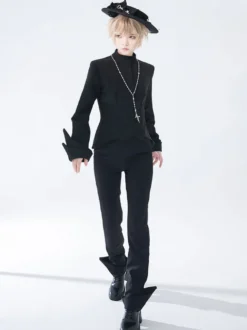 【Pré-vente】 Pantalon droit gothique Lolita Ouji Fashion