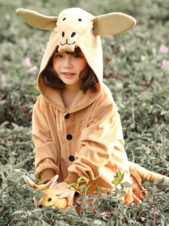 Pyjama Combinaison Enfants Cosplay Halloween Kangourou Costume Carnaval Déguisement