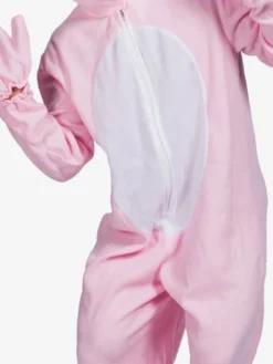 Pyjamas Kigurumi Onesie Halloween Combinaison en polyester rose pour adulte Costumes Kigurumi
