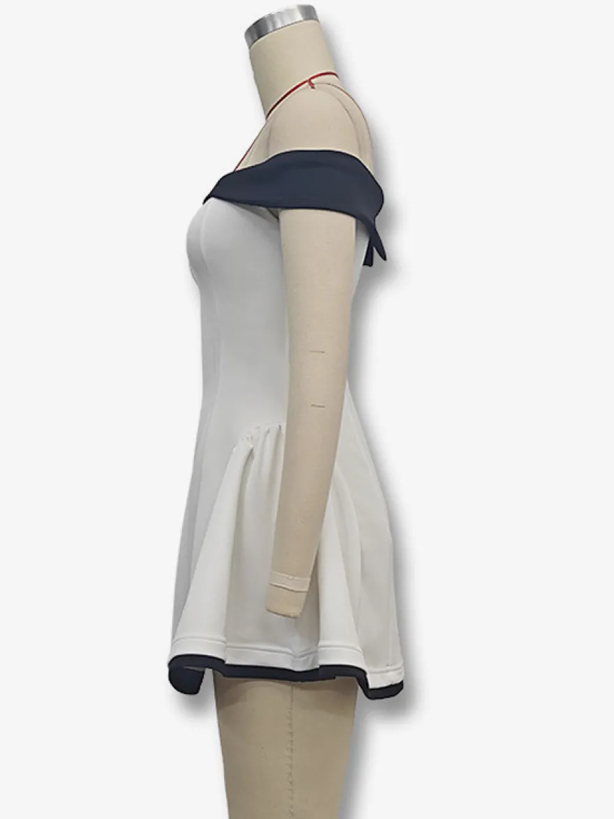 Robe courte à épaules dénudées et manches longues coupe trapèze tenue de soirée sexy pour femme 2026