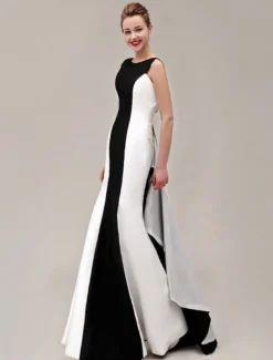 Robe de bal 2026 robe sirène V-dos volants taffetas robe de bal