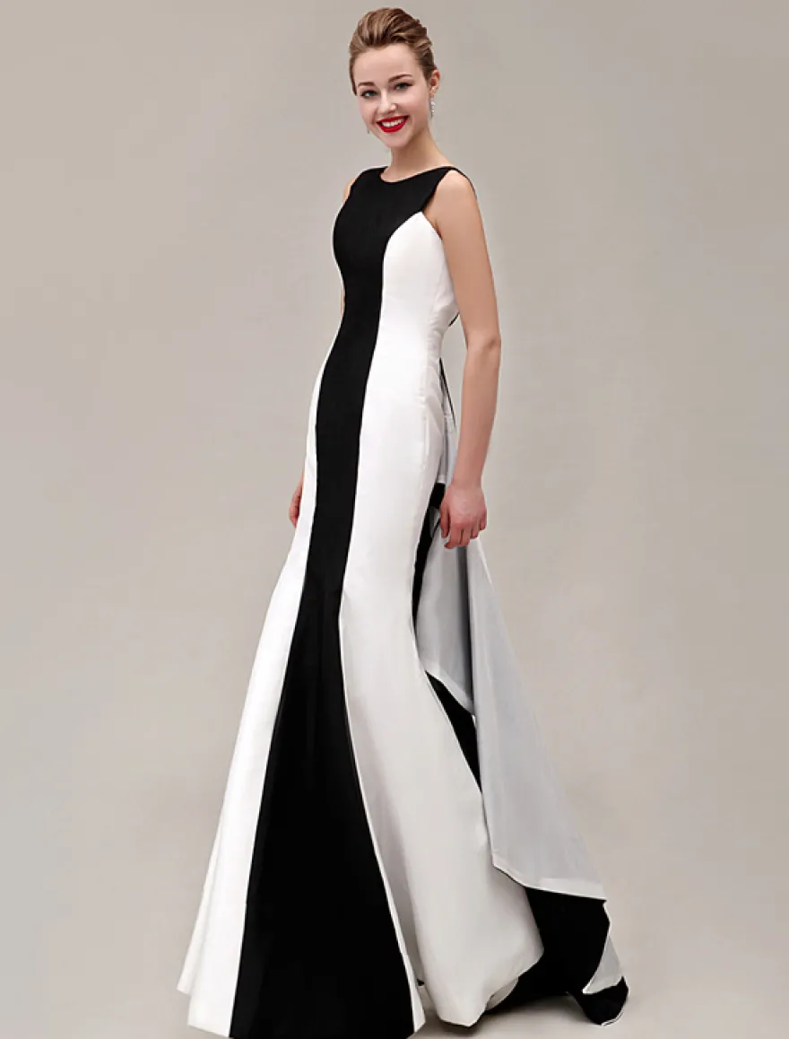 Robe de bal 2026 robe sirène V-dos volants taffetas robe de bal