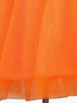Robe De Danse De Salon Orange Costume De Danse Femmes