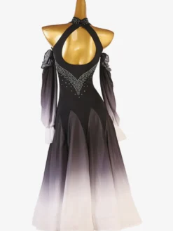 Robe De Danse De Salon Violet Femmes Lycra Spandex Costume De Danse