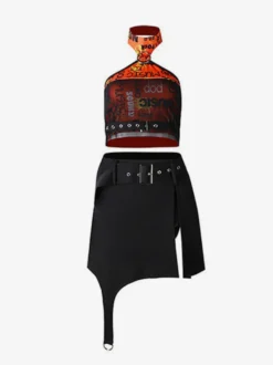 Robe de danse jazz tenue de danse pour femme costume de chanteuse DJ de bar et de boîte de nuit