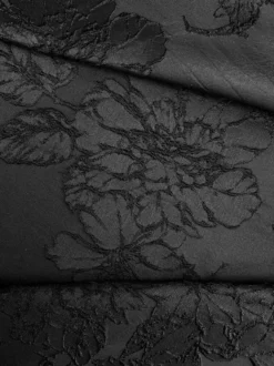 Robe de mère trapèze à nœuds robe d'invitée de mariage mi-longue