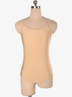 Robe de patinage Costumes de danse polyester nude