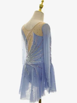 Robe de patinage personnalisée robe de patinage artistique costumes de danse sur glace patinage à roulettes sur mesure style romantique