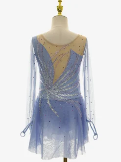 Robe de patinage personnalisée robe de patinage artistique costumes de danse sur glace patinage à roulettes sur mesure style romantique