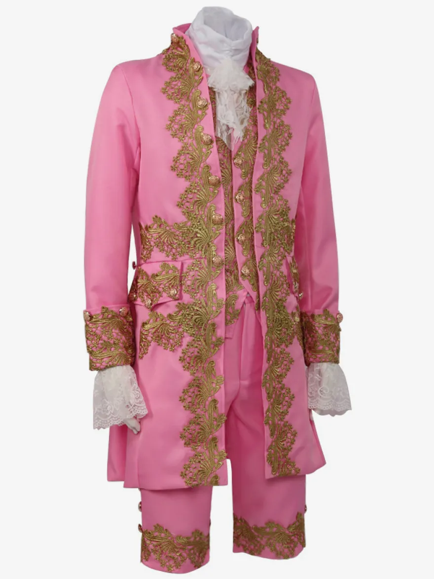 Robe de Prince de palais pour hommes Costume de Performance Costume rétro médiéval Bourgogne