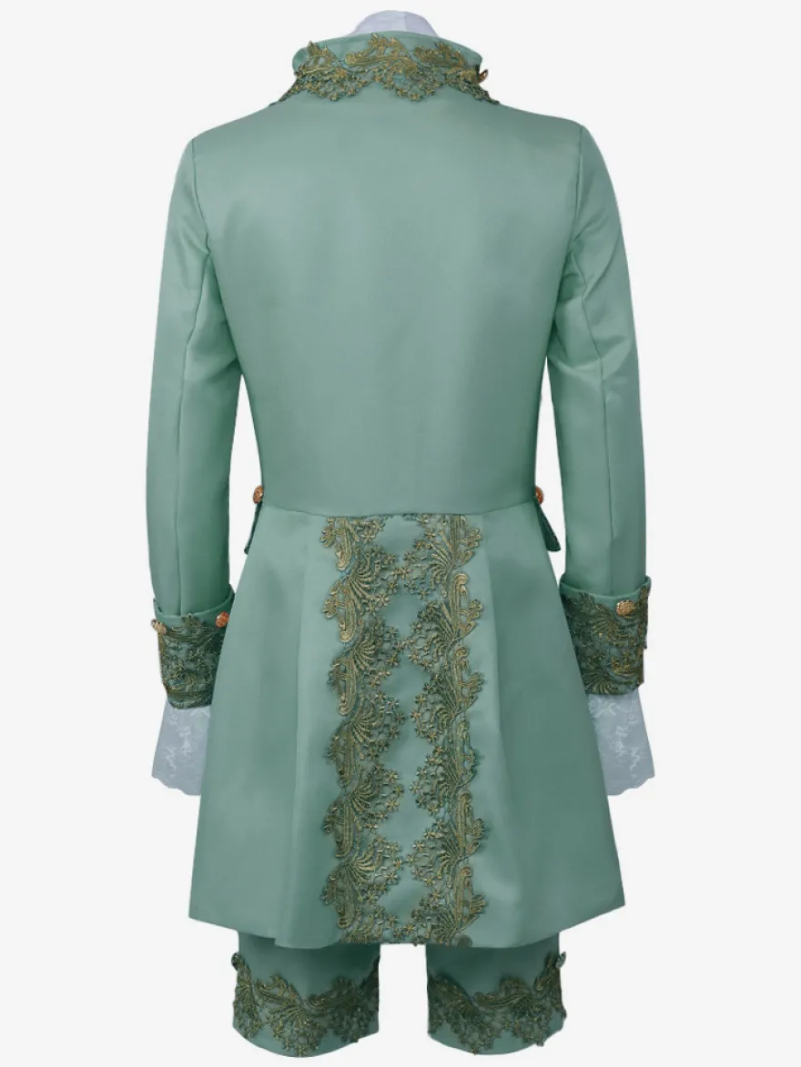 Robe de Prince de palais pour hommes Costume de Performance Costume rétro médiéval Bourgogne