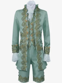 Robe de Prince de palais pour hommes Costume de Performance Costume rétro médiéval Bourgogne