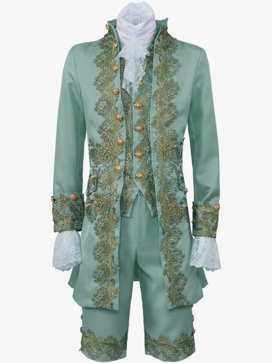 Robe de Prince de palais pour hommes Costume de Performance Costume rétro médiéval Bourgogne