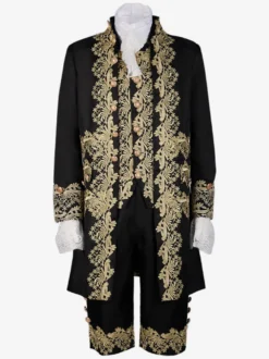 Robe de Prince de palais pour hommes Costume de Performance Costume rétro médiéval Bourgogne