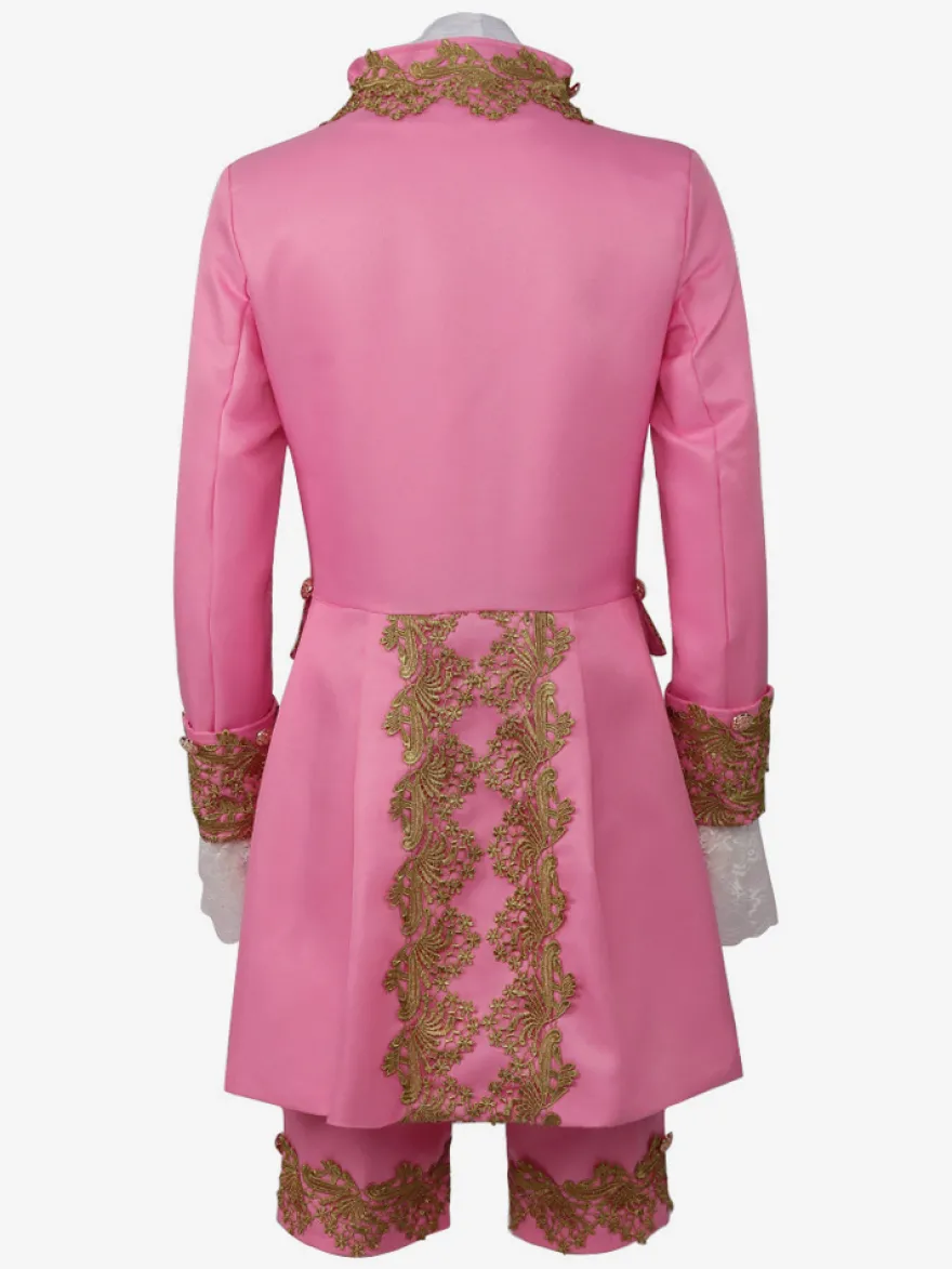 Robe de Prince de palais pour hommes Costume de Performance Costume rétro médiéval Bourgogne
