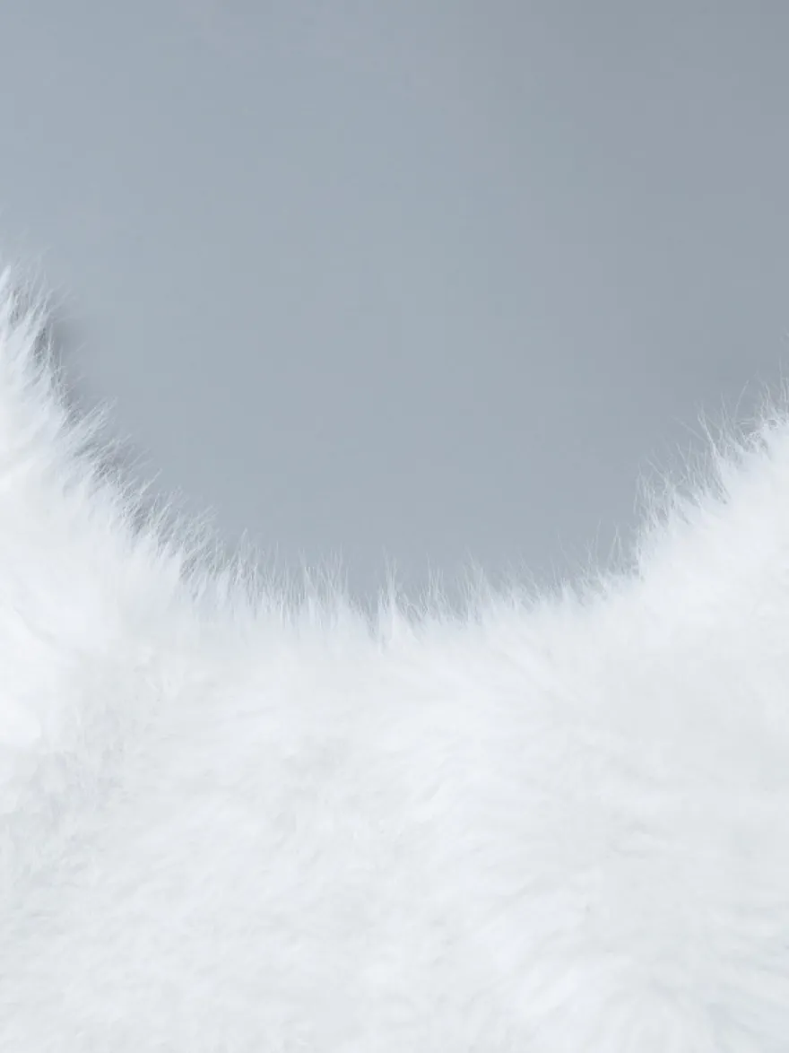 Robe de soirée blanche en polyester sans manches à bretelles et col montant