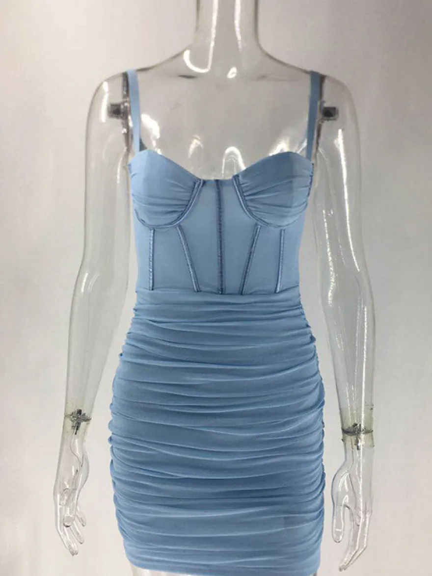 Robe de soirée à bretelles dos nu lilas sexy