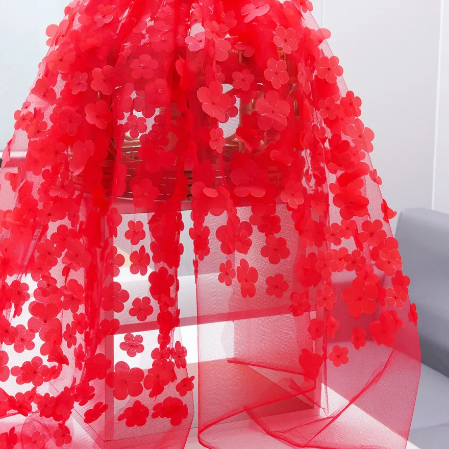 Robe de soirée en organza à col en V et longueur au sol avec appliques