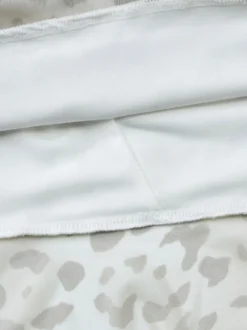 Robe de soirée léopard en polyester imprimé léopard sans manches dos nu asymétrique robe d'été