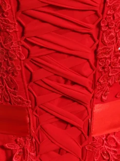 Robe de soirée robe cérémonie femme col rond au sol